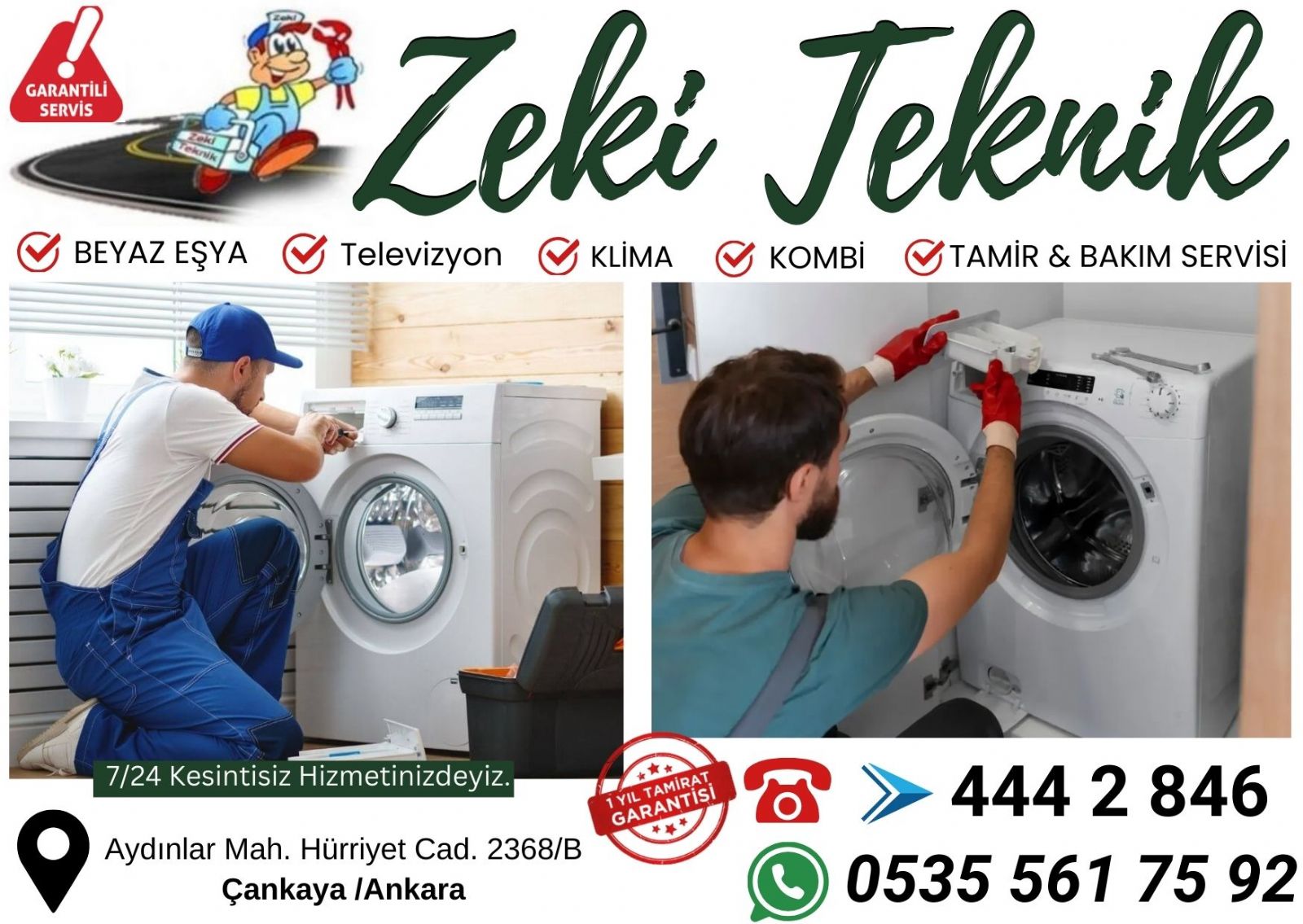 Ayrancı Çamaşır Makinesi Servisi